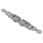   Wago 221-2501 Rögzítő adapter tehermentesítővel; 1irányú; 221-2411-es vezeték összekötőhöz; csavaros rögzítéshez; szürke