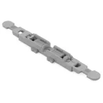   Wago 221-2501 Rögzítő adapter tehermentesítővel; 1irányú; 221-2411-es vezeték összekötőhöz; csavaros rögzítéshez; szürke