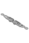 Wago 221-2511 Rögzítő adapter tehermentesítővel; 1irányú; 221-2411-es vezeték összekötőhöz; bepattintható rögzítőlábbal