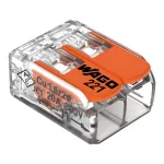  WAGO 221-412 Compact univerzális vezeték összekötő 2 x 0,14 - 4mm2 (2 vezetékes)