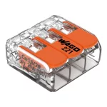 WAGO 221-413 Compact univerzális vezeték összekötő 3 x 0,14 - 4mm2 (3 vezetékes)