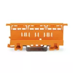   WAGO 221-500 Rögzítő-távtartó, kalapsínre/csavaros szereléshez; narancssárga