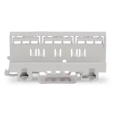 Wago 221-501 Rögzítő-távtartó; Ex-alkalmazásokhoz; 221 sorozat - 4 mm²; kalapsínre/csavaros szereléshez; világosszürke