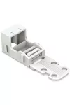 Wago 221-502 Rögzítő-távtartó; 2 vezetékes sorkapocshoz; 221 sorozat - 4 mm²; csavaros rögzítéshez; fehér