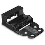   Wago 221-505/000-004 Rögzítő-távtartó; 5 vezetékes sorkapocshoz; 221 sorozat - 4 mm²; csavaros rögzítéshez; fekete
