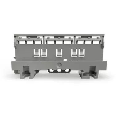 Wago 221-511 Rögzítő-távtartó; Ex-alkalmazásokhoz; 221 sorozat - 6 mm²; kalapsínre/csavaros szereléshez; világosszürke