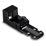   Wago 221-512/000-004 Rögzítő-távtartó; 2 vezetékes sorkapocshoz; 221 sorozat - 4 mm²; bepattintható rögzítőlábbal, vízszintes rögzítéshez; fekete