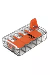 WAGO 221-615 Compact univerzális vezeték összekötő 5 x 0,5 - 6mm2 (5 vezetékes)