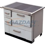 SMEDEREVAC MBS-9E sparhelt, fehér, 9kW, bal oldali kémény