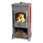   SOBA PE LEMNE SG PRO 2211174 Thalia Grande  rosu, 12 kW, 120 mm