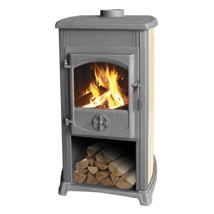   SOBA PE LEMNE SG PRO 2212371 Thalia Grande , bej, 12 kW, 120 mm