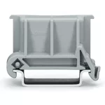   Wago 222-510 Döntött adapter DIN-sínhez; rögzítőtartóval kombinálva; 221-500 vagy 222-500; DIN-35 sínre szereléshez; szürke
