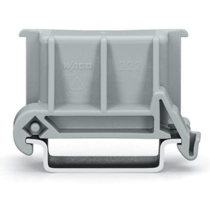   Wago 222-510 Döntött adapter DIN-sínhez; rögzítőtartóval kombinálva; 221-500 vagy 222-500; DIN-35 sínre szereléshez; szürke