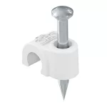  OBO 2226022 2012 35 RW Iso Nagel-Clip 12mm, L35 hófehér polipropilén