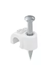 OBO 2226405 2020 40 RW Iso Nagel-Clip 20mm, L40 hófehér polipropilén