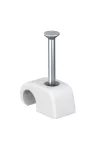 OBO 2228422 2026 25 RW Haft Clip 7-12mm, L25 hófehér polipropilén