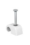 OBO 2228686 2025 18 RW Haft Clip 4-7mm, L18 hófehér polipropilén