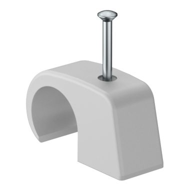 OBO 2228904 2028 40 LGR Haft Clip 14-17mm, L40 világosszürke polipropilén