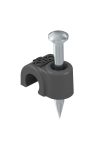 OBO 2232235 2010 25 SW Iso Nagel-Clip 10mm, L25 fekete polipropilén