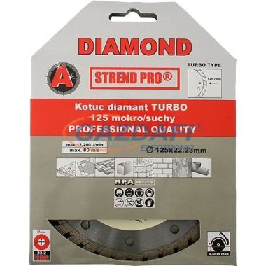 SG PRO 223915 "Diamond" turbo gyémántvágó, 125 mm