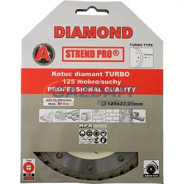 SG PRO 223916 SG PRO"Diamond" turbo vágókorong, 230 mm