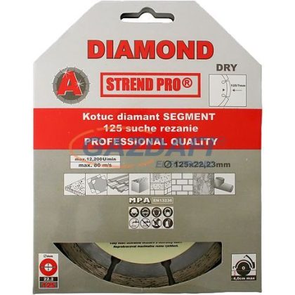   SG PRO 223926 SG PRO"Diamond" szegmenses gyémántvágó, 230 mm