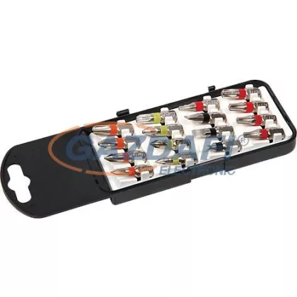 Bitfej készlet 20 részes, 25 mm, S2