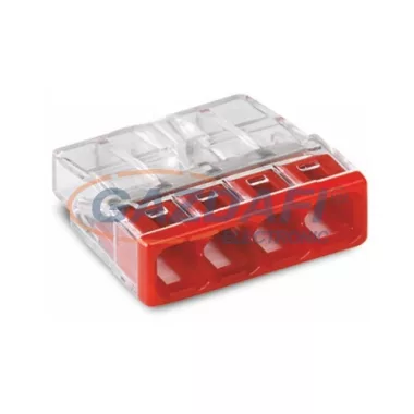 WAGO 2273-204 Compact vezeték összekötő kötődobozhoz 4 x 0,5 - 2,5mm2 (4 vezetékes)