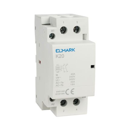ELMARK Moduláris mágneskapcsoló, K20, 40A, 230V, 1Z+1NY