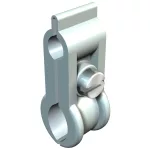 OBO 2305232 4024 16-23 Tartóbilincs Acélsordronyhoz 16-23mm világosszürke polisztirol