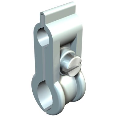 OBO 2305232 4024 16-23 Tartóbilincs Acélsordronyhoz 16-23mm világosszürke polisztirol