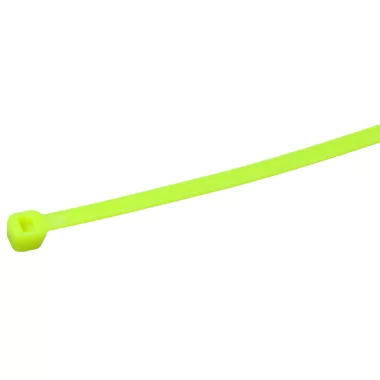 TRACON 230NZ Normál kábelkötegelő, neon zöld 290×3.6mm, D=2-80mm, PA6.6