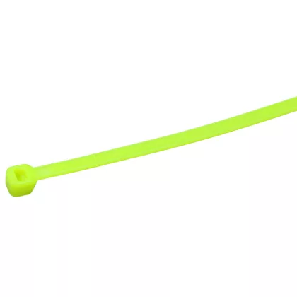 TRACON 230NZ Normál kábelkötegelő, neon zöld 290×3.6mm, D=2-80mm, PA6.6