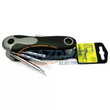 SG PRO 2310224 Torx készlet, 8 részes, összecsukható SG PRO 2310224 Torx készlet, 8 részes, összecsukható
