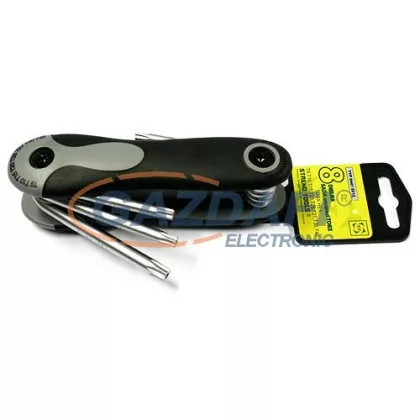 SG PRO 2310224 Torx készlet, 8 részes, összecsukható SG PRO 2310224 Torx készlet, 8 részes, összecsukható