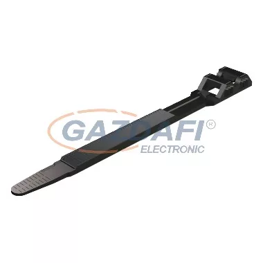 OBO 2330245 550 9X265 SW Szalagbilincs kettős zár 9x265mm fekete poliamid