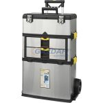   SG PRO 239040 Mobil szerszámosláda, rozsdamentes acél, 570x350x830mm