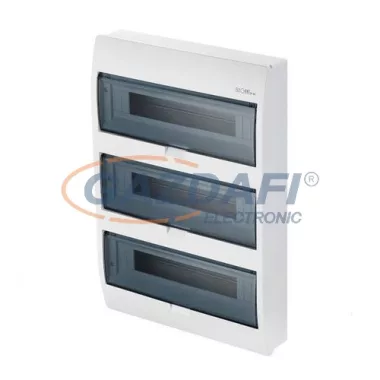 Cutie de distribuție ELEKTRO-PLAST 2406-01montată pe perete ELEGANT 36 module cu ușă (0670-00)