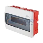   ELEKTRO-PLAST 2413-01 ELEGANT Elosztódoboz átlátszó ajtóval süllyesztett 12 modul