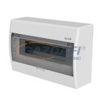   ELEKTRO-PLAST 2423-01 ELEGANT Falon kívüli elosztó doboz 12 modulos, sima oldalfalú