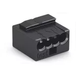 Wago 243-204 PUSH WIRE® vezeték összekötő; tömör vezetékeknek; max. 0,8 mm Ø; 4 vezeték; s