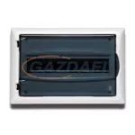   ELEKTRO-PLAST 2513-01 2513-01 ECONOMIC BOX Elosztó doboz süllyesztett átlátszó ajtóval 12 modul