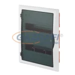   ELEKTRO-PLAST 2515-01 2515-01 Süllyesztett elosztódoboz 2x12modulos átlátszó zöld ajtóval 350x430x95mm