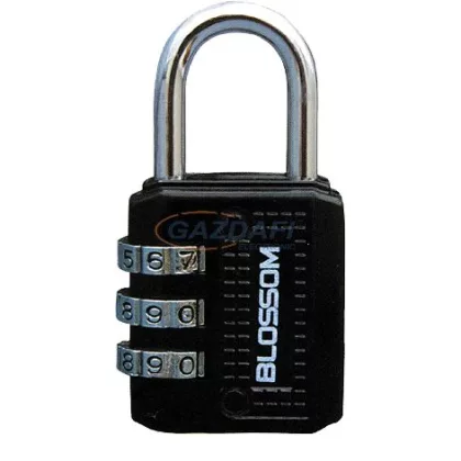 SG PRO 252182 Blossom számzáras lakat, sárgaréz, 30mm