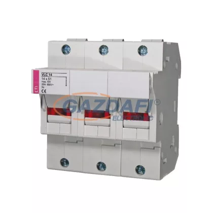 ETI Szakaszoló kapcsoló, din sínre, EFD14, 3P, 50A, 690V