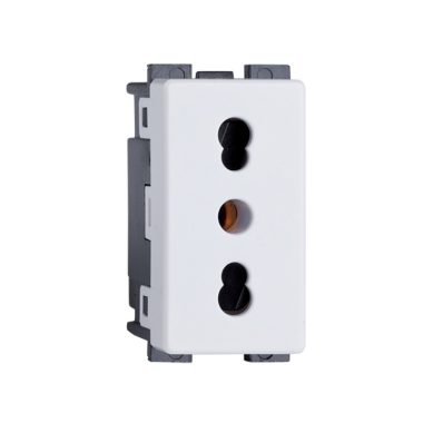 ELMARK "Lecce" süllyesztett olasz típusú dugalj, fehér