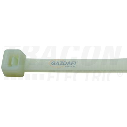  TRACON 260T Hőálló kábelkábelkötegelő, natúr 365×7,8mm, D=8-100mm, PA6.6, +105°C/135°C, 100 db/csomag