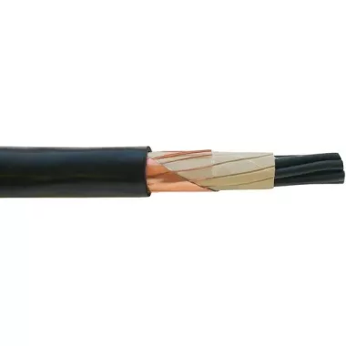 E-YCY 4x10/16mm2 Shielded high current cable PVC RE 0,6/1kV black