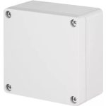   ELEKTRO-PLAST 2701-00 junction box with smooth side wall, 105x105x66mm, gray, IP65