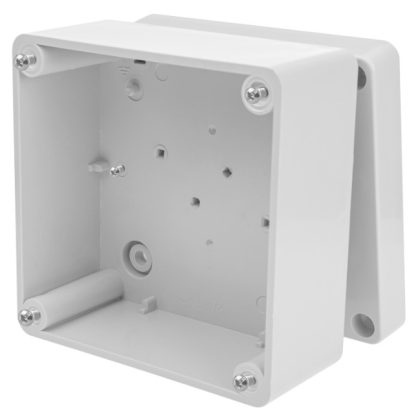   ELEKTRO-PLAST 2701-01 junction box with transparent cover, 105x105x66mm, gray, IP65